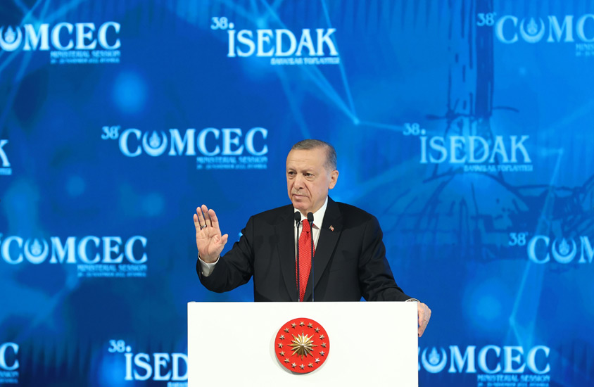 Cumhurbaşkanı Erdoğan, İSEDAK 38. Toplantısı Açılış Programı’nda 